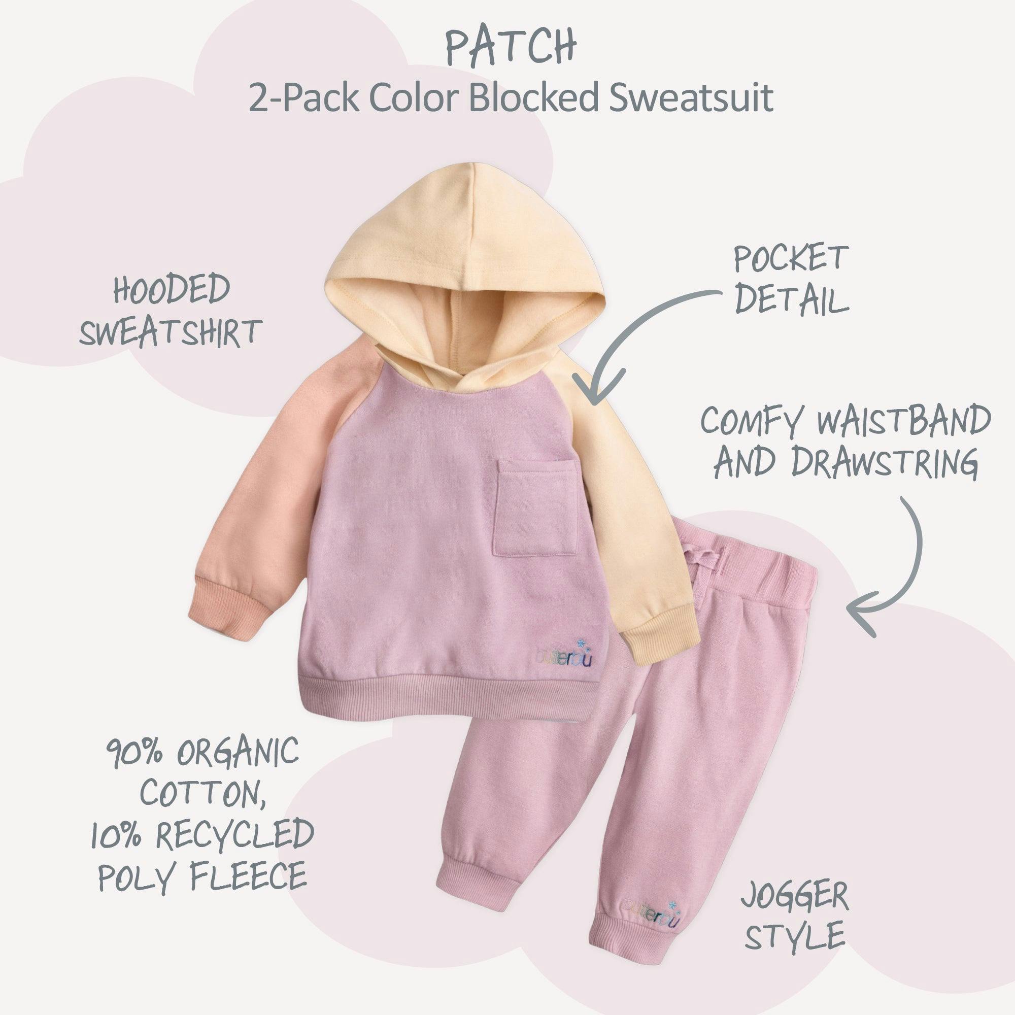 PATCH Colorblock Hoodie and Jogger Set