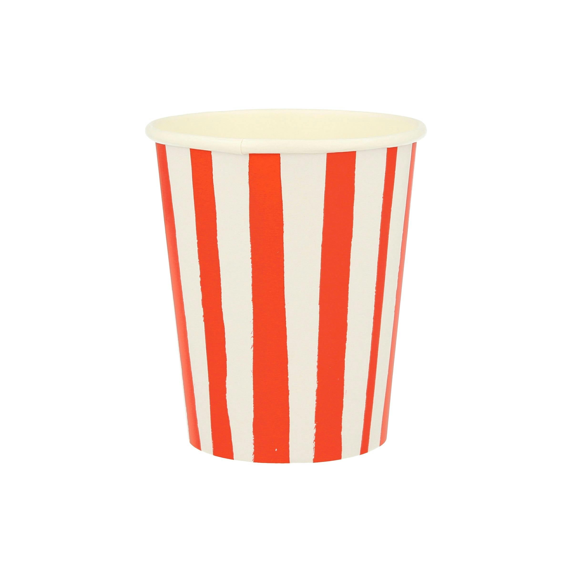 Mixed Stripe Cups