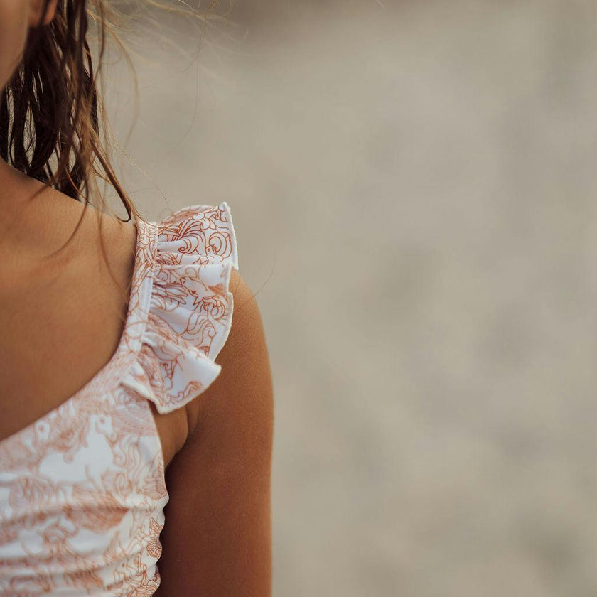 Ruffle 2 Piece Bikini | UPF + Recycled - Pegasus