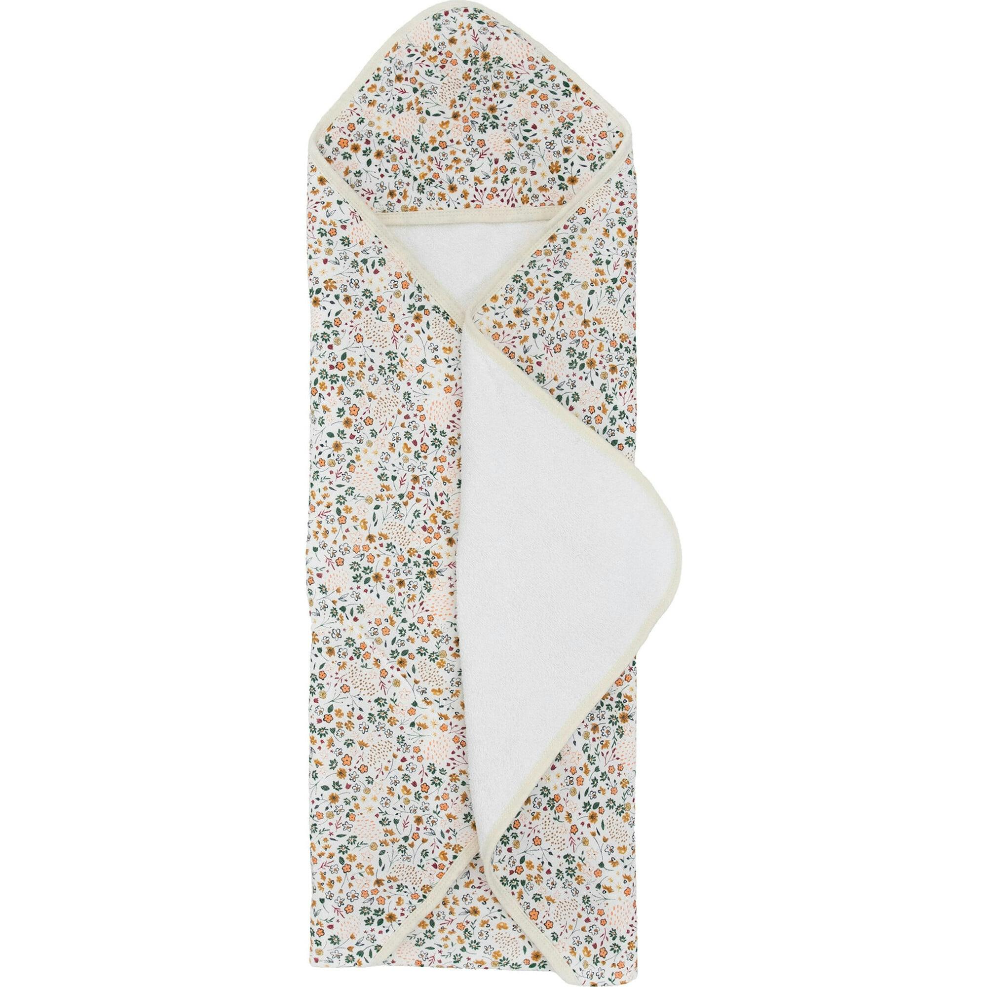 Infant Hooded Towel - Grey Stripe
