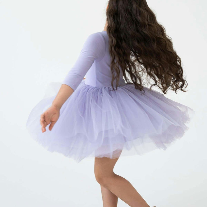 Purple Bloom Tutu Dress