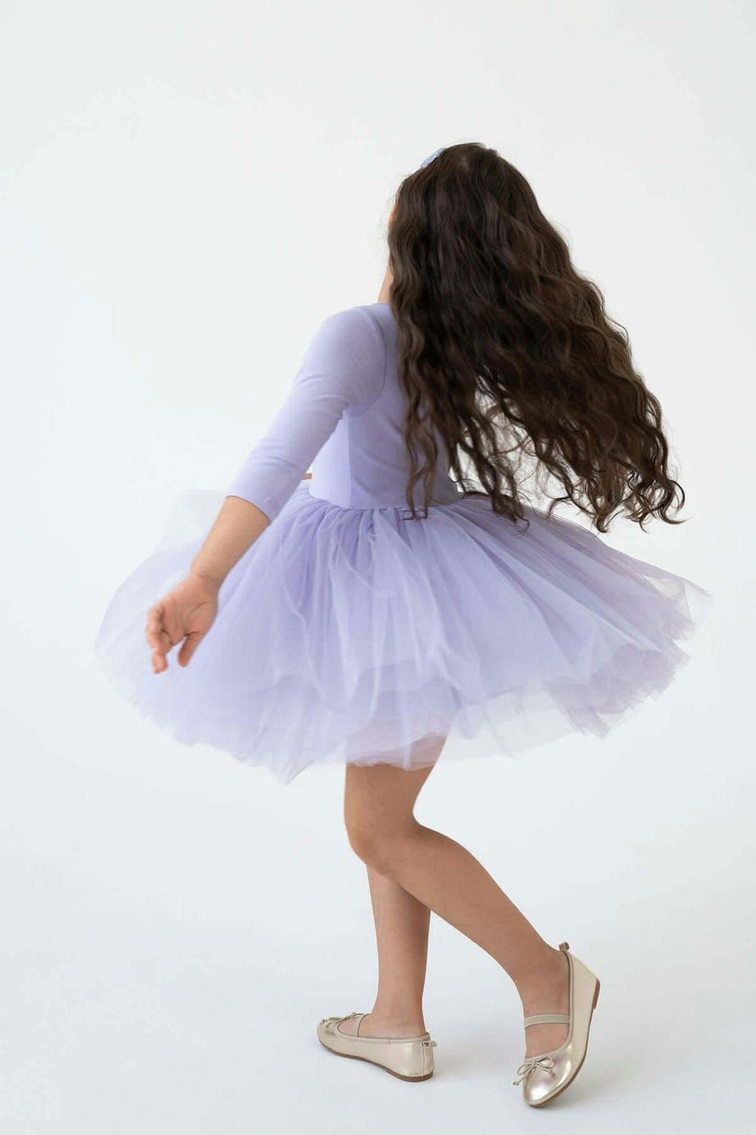 Purple Bloom Tutu Dress