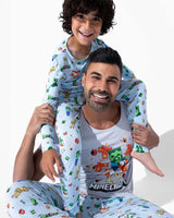 Minecraft: Chicken Jockey Bamboo Kids Pajamas
