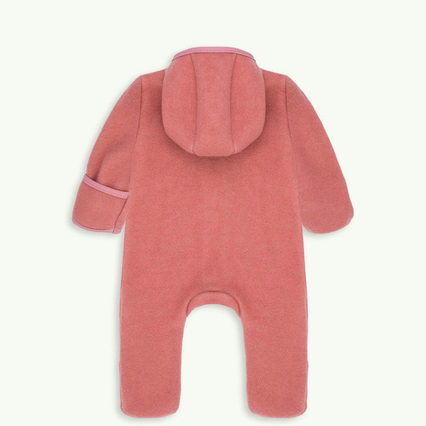 children's merino wool overall - cinnamon