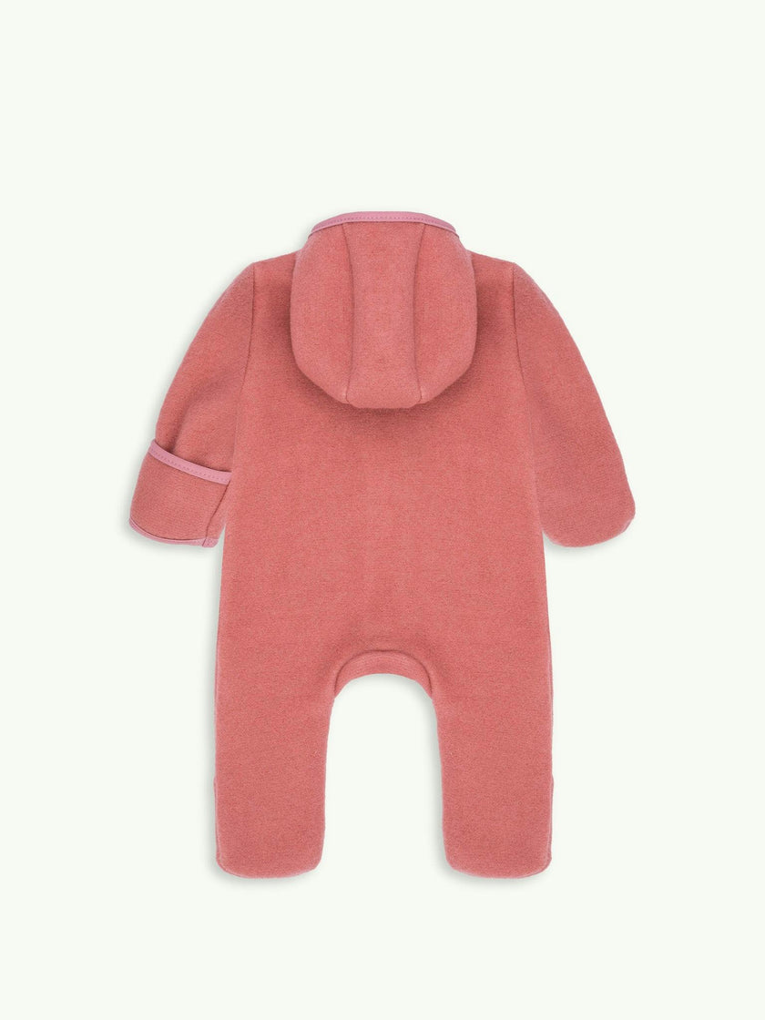 children's merino wool overall - cinnamon