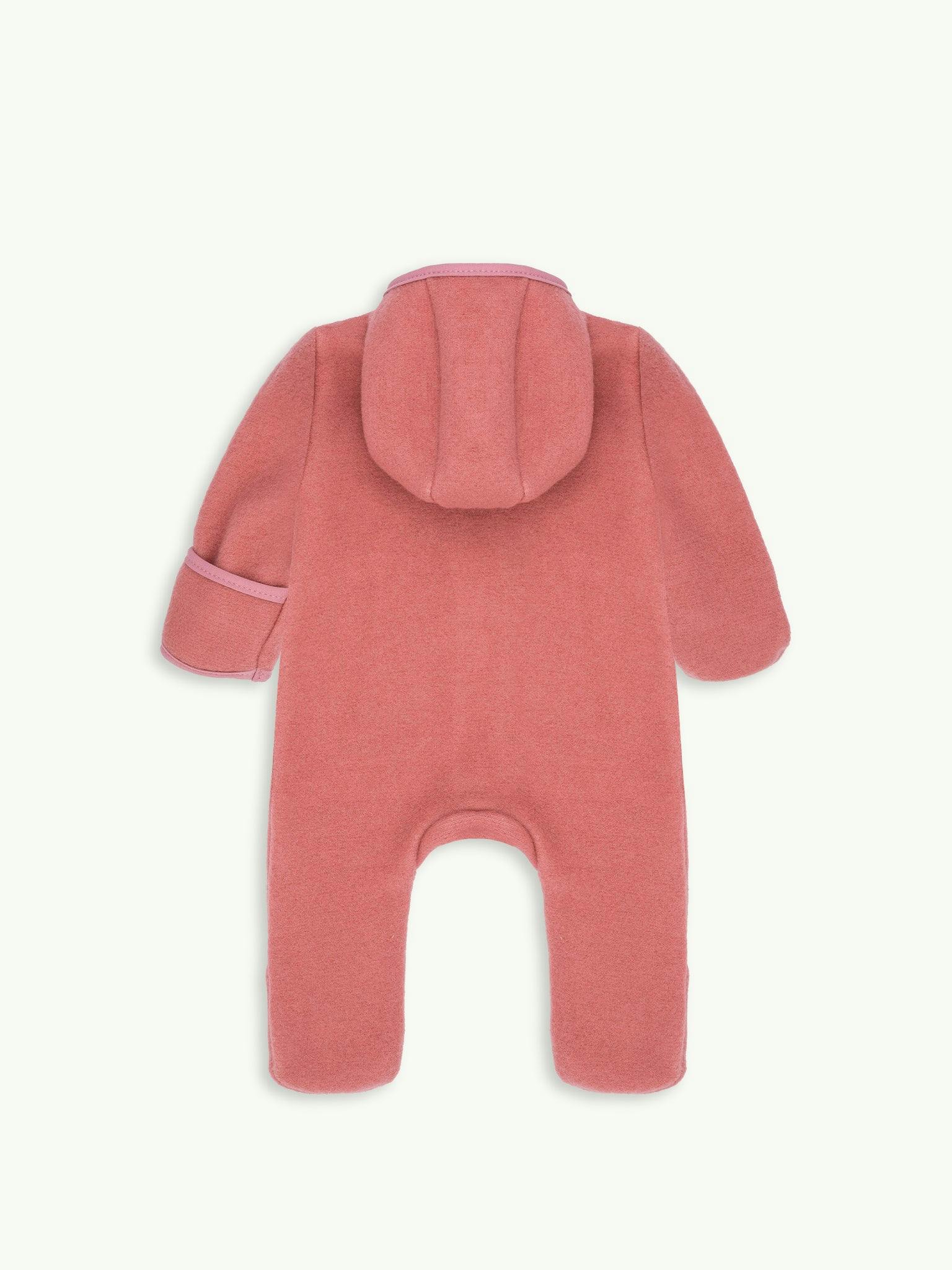 children's merino wool overall - cinnamon