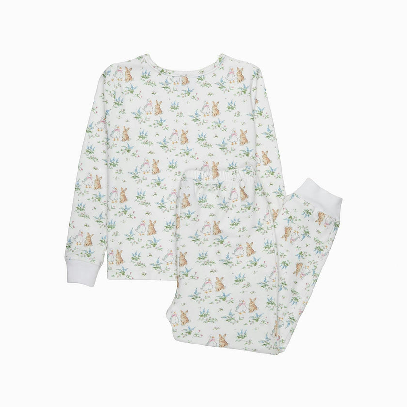 Duck & Bunny Slim Fit Jersey Pajamas