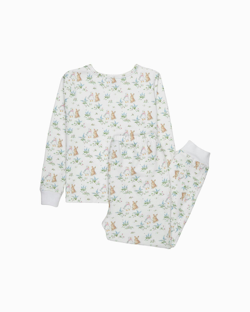 Duck & Bunny Slim Fit Jersey Pajamas