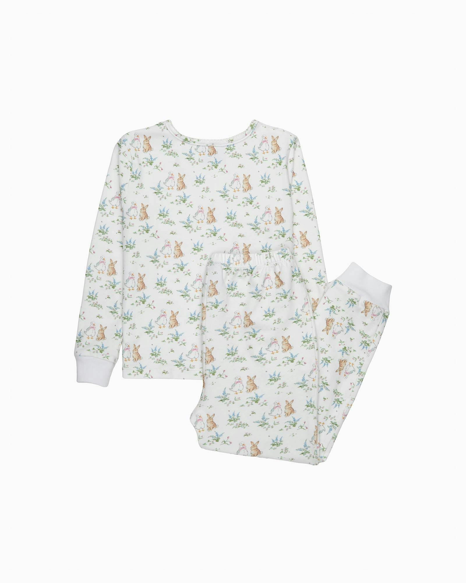 Duck & Bunny Slim Fit Jersey Pajamas