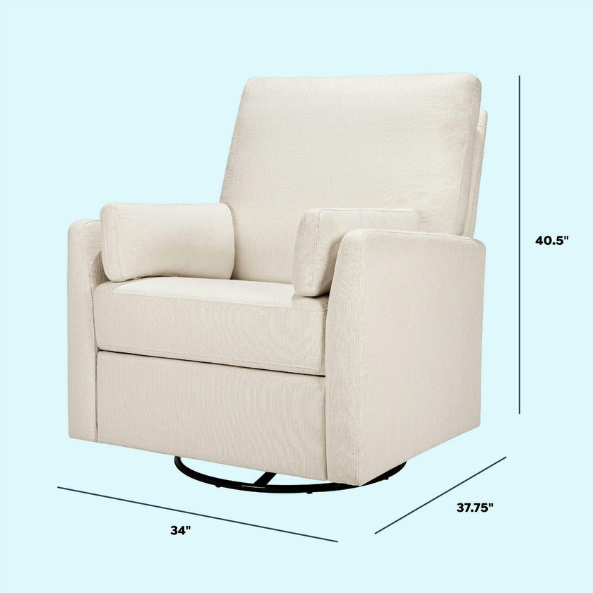 Carter's Ethan Recliner and Swivel Glider | Water Repellent & Stain Resistant fabric