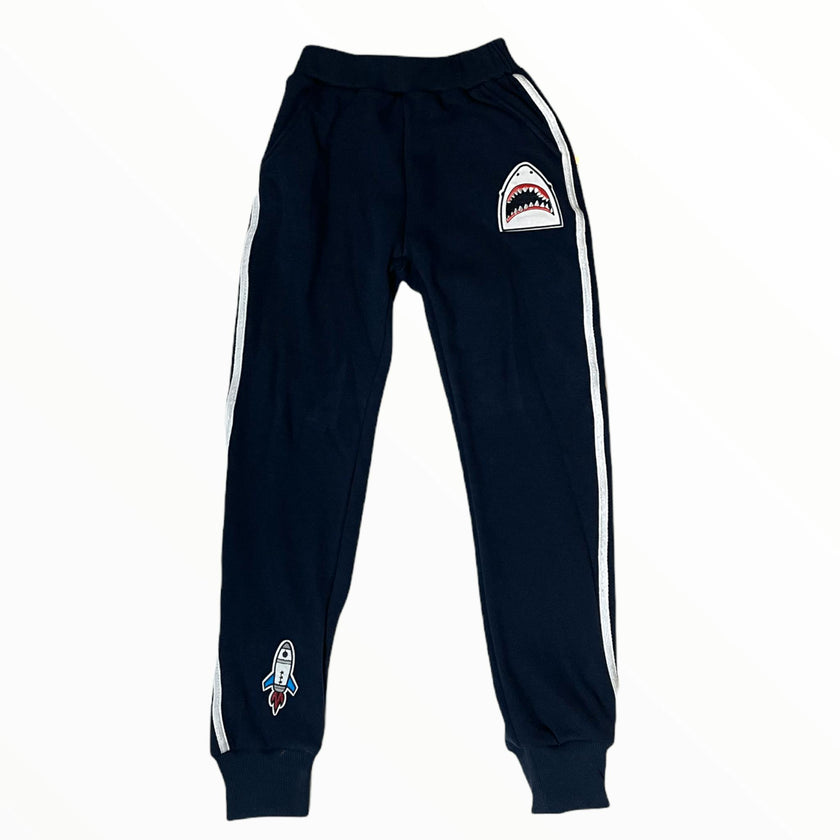 Varsity Patch Jogger Set Navy