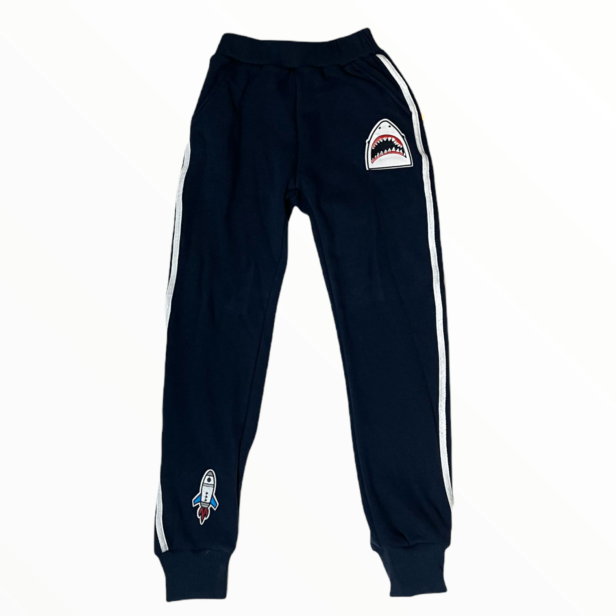 Varsity Patch Jogger Set Navy