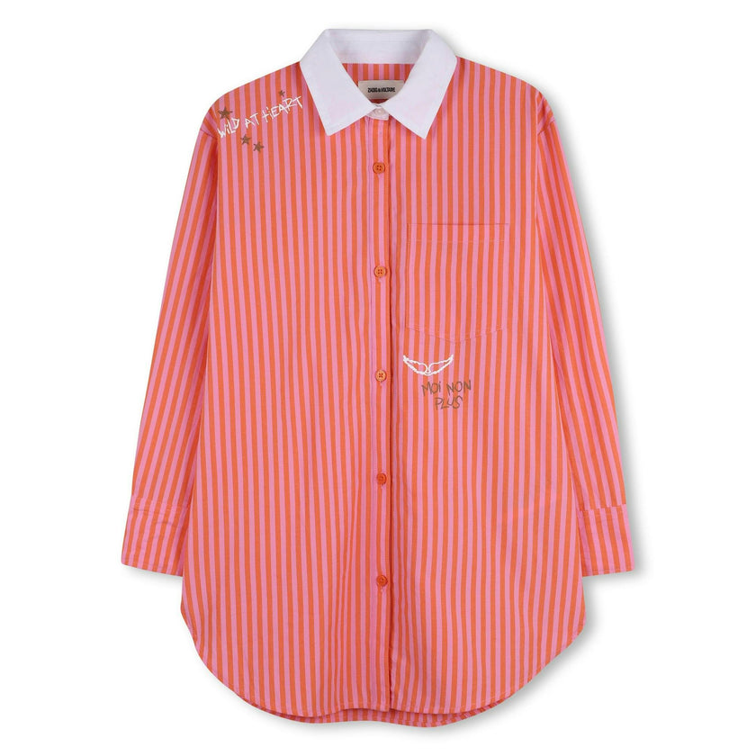 ZADIG & VOLTAIRE Wild at Heart Dress - Pink Orange