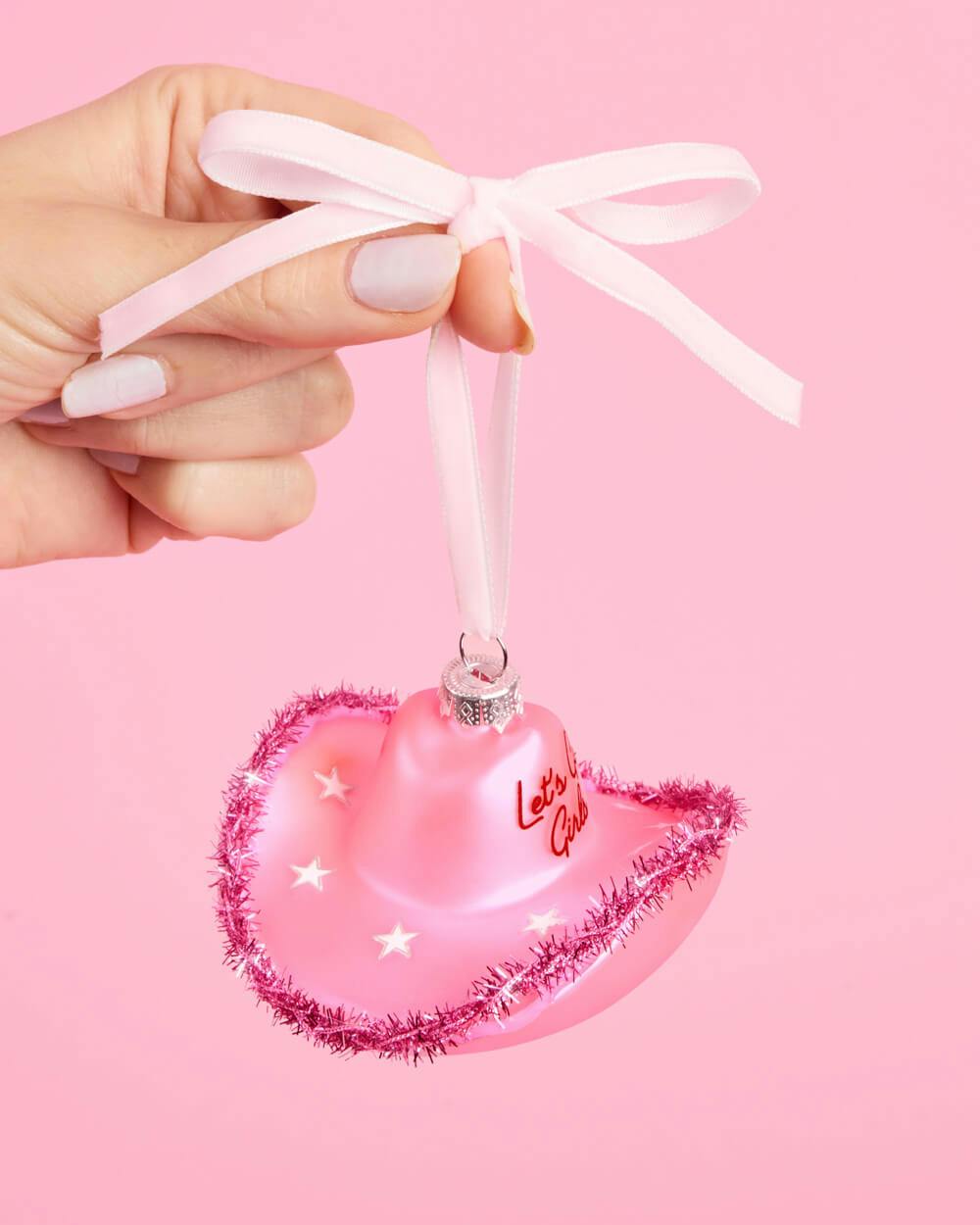 Let's Go Girls Ornament - glass ornament