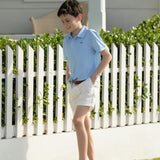 Match Point Polo in Brighton Blue Stripe