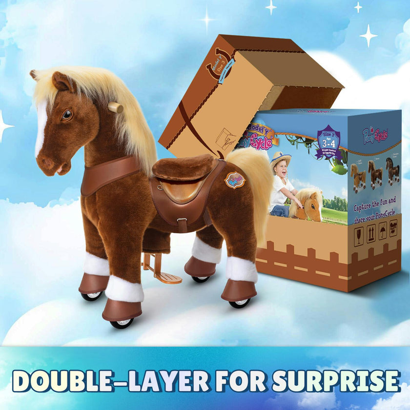 Model Y® Horse Ride-On Toy Age 4–7 – Brown