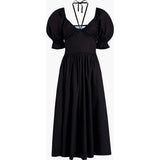 The Ophelia Dress - Black Cotton Voile