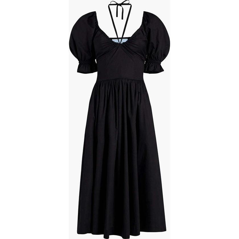 The Ophelia Dress - Black Cotton Voile