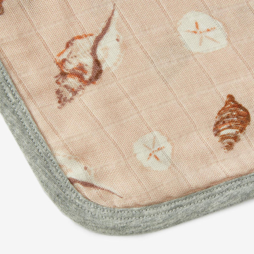Seashells Hooded Swaddle Blanket