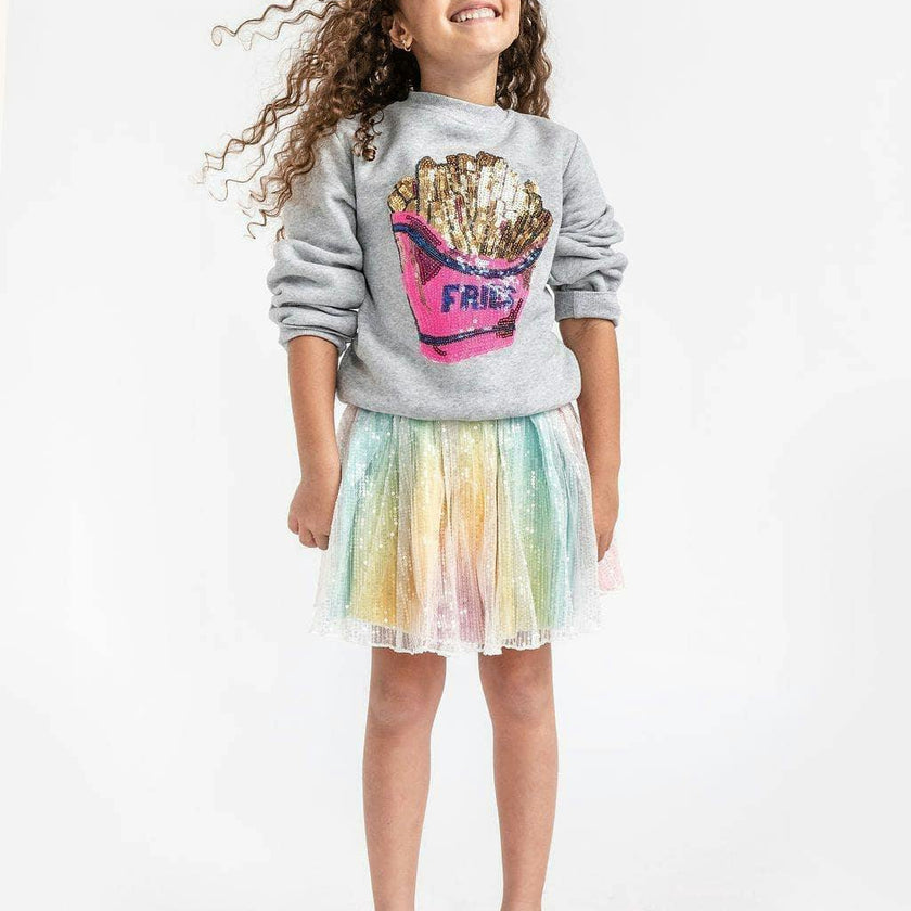 French Fries Grey Sweatshirt