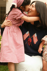 Mini Jessie Dress in Red Gingham