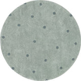 Round Washable Round Dot Rug