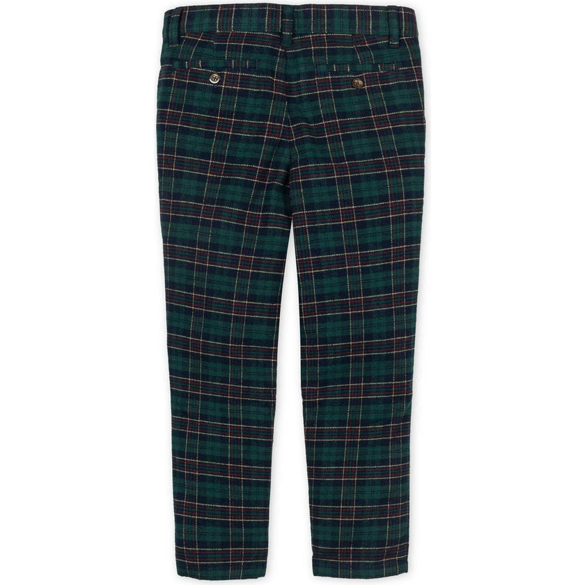 Baby Organic Brushed Suit Pant, Blue