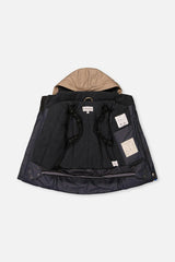 Two Piece Play Snowsuit Colorblock with Grey and Blue Dinosaur Print Pants