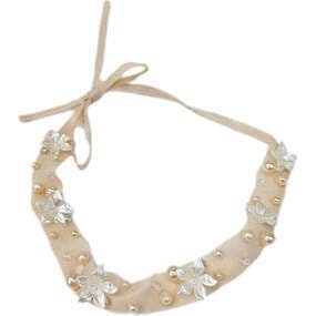 Jackie Peach Hair Sash