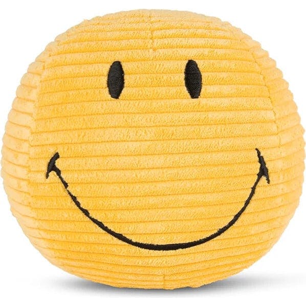 Plush Smiley Corduroy Yellow 5"
