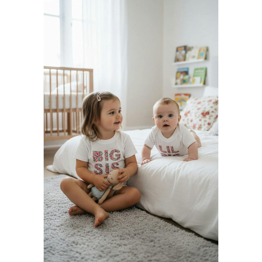 Liberty of London Children's Big Sis T-Shirt - White