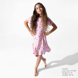 Happee Birthdae Harry Bamboo Girls' Short Sleeve Dress