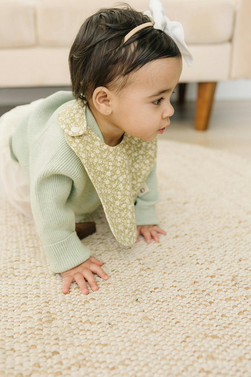Signature Cotton Print Bib