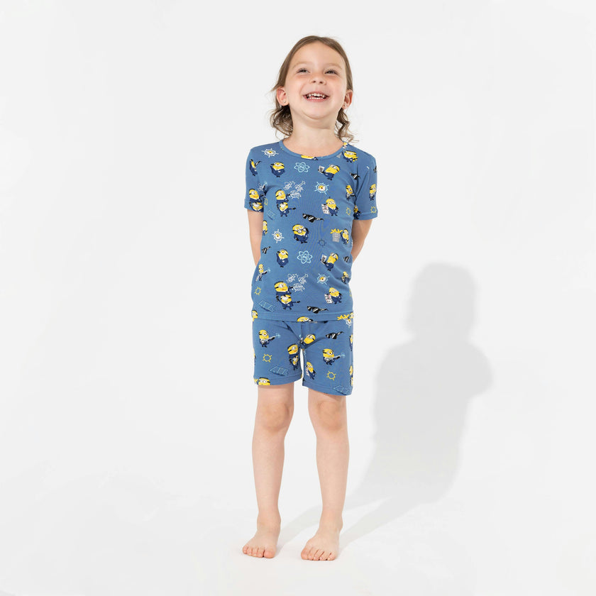 Despicable Me 4: Minions Anti-Villain League Bamboo Kids Pajama Short Set