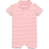 Clearance baby polo shortie in mini stripe