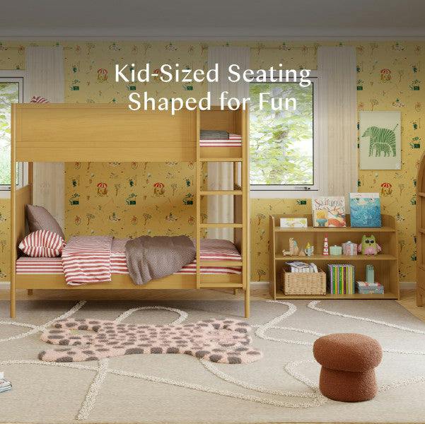 Babyletto Kids Mini Mushroom Pouf