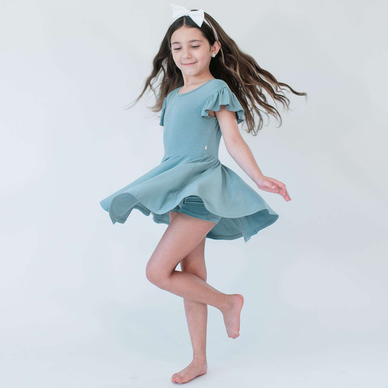 Cap Sleeve Twirl Dress