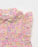 Diana Blouse - Emma Floral Purple print