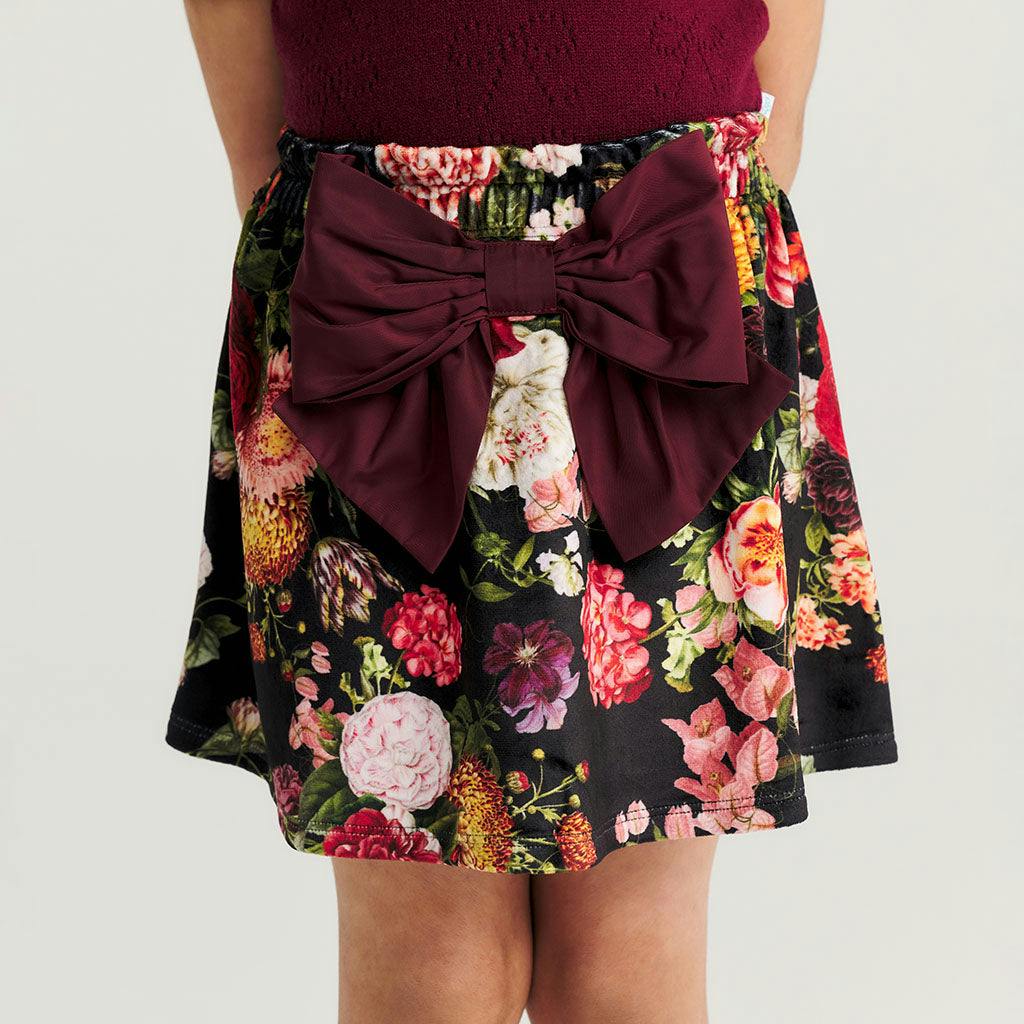 Posh Botanica Velour Bow Skirt