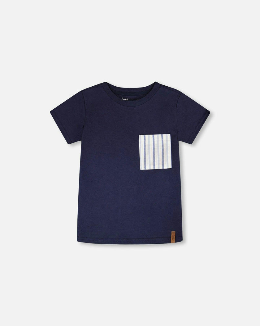Jersey T-Shirt With Chest Pocket