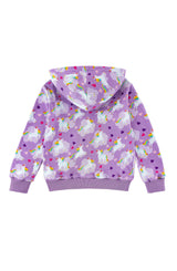 Soft Fleece Zip Up, Flying Unicorn