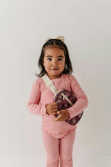 Girls Mini Belt Bag in Cluster Garden Floral
