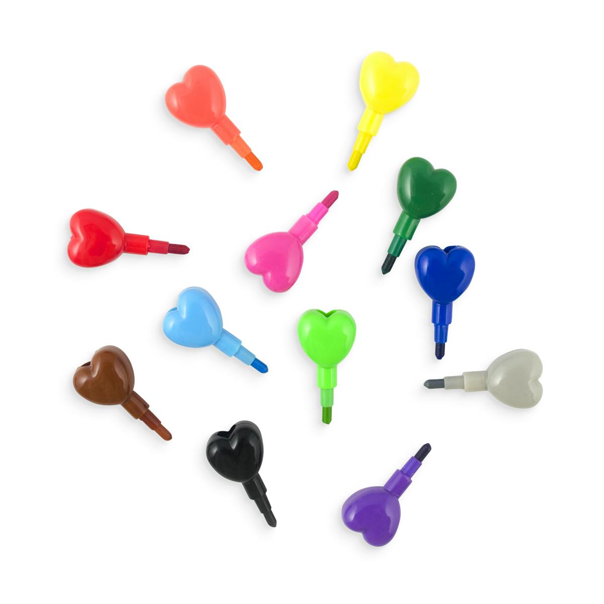 Heart to Heart Stacking Crayons - Classroom Bundle
