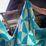 Trikona Organic Cotton Knit Throw Blanket