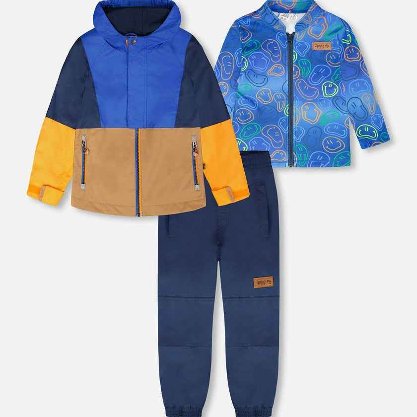 3-In-1 Two-Piece Mid-Season Outerwear Set