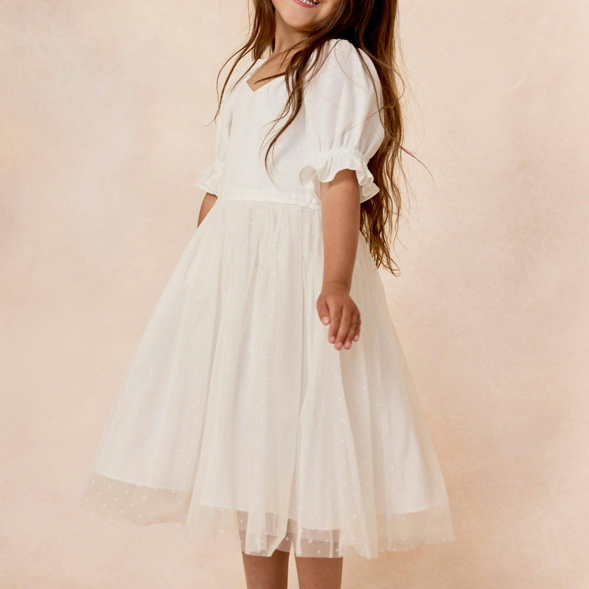 Mini Ballerina Dress in White