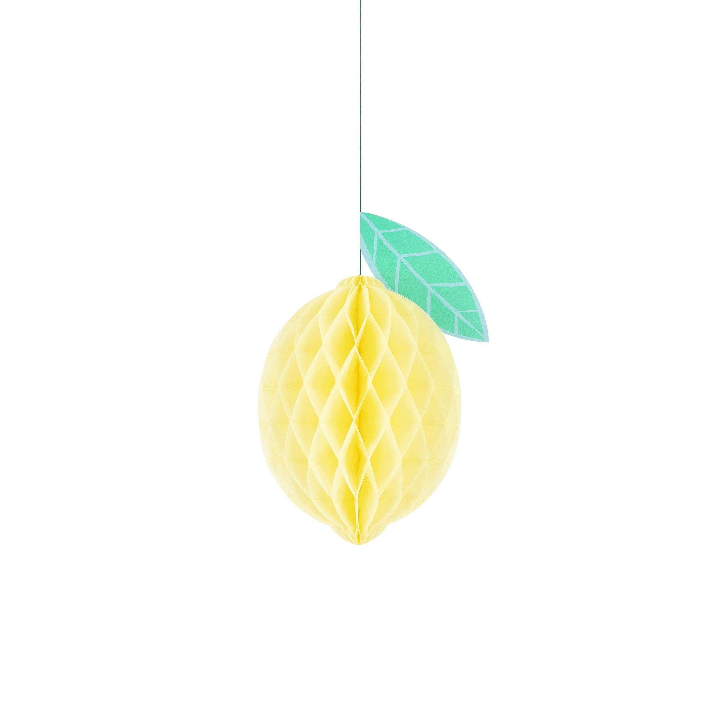 Tropical Fruit Honeycomb Decorations