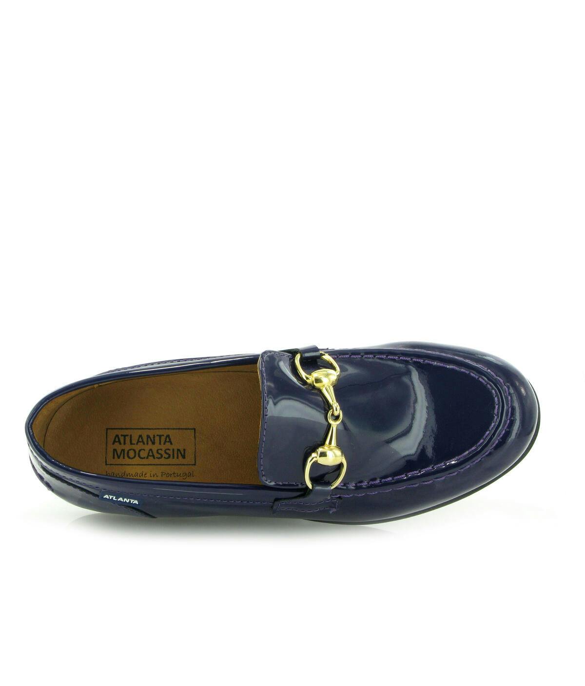 Teresa Buckle - navy blue patent