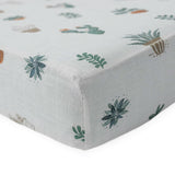 Cotton Muslin Crib Sheet - Prickle Pots