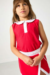 red/white girly girl tank